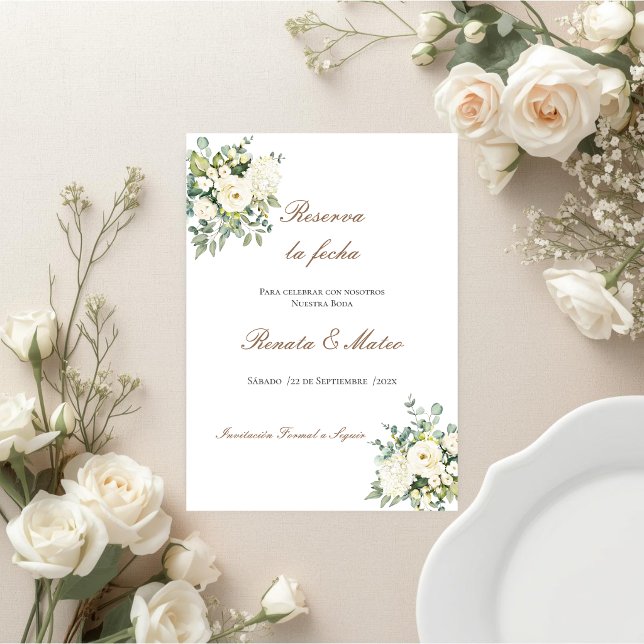 Boho bröllop spara datumet (Skapare uppladdad)