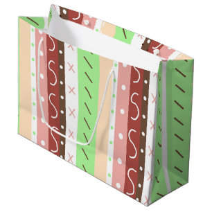 Boho Brown, Burgundy, Grönt och Mauve Whimsical