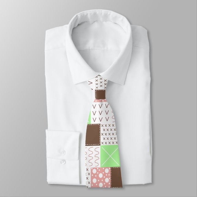 Boho Brown, Burgundy, Grönt och Mauve Whimsical Slips (Bunden)