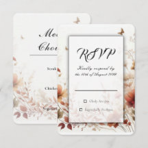 Boho Browns with Butterflies Floral Wedding