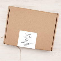 Boho Business Box Förseglingsetikett