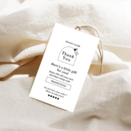 Boho Business Tack förhängsling Visitkort