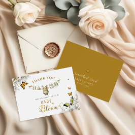 Boho Butterfly Baby in Bloom Tack Kort