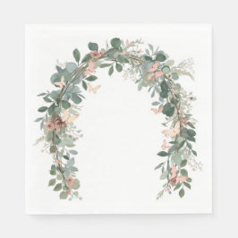 Boho Butterfly Baby Sprinkle Servetter Eucalyptus