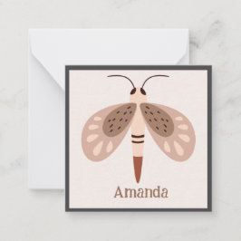 Boho Butterfly Card-hölje Anteckningskort