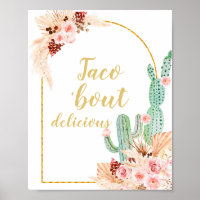 Boho Cactus Taco om utsökt