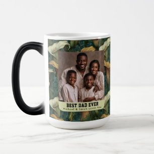 Boho Calla Lilies Bukett Första Gången Pappa Foto Magisk Mugg