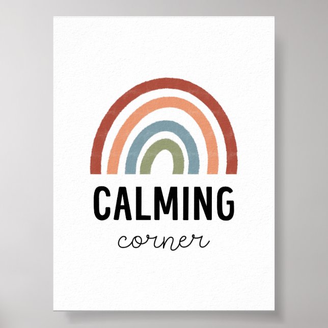 Boho Calming Corner Poster (Framsidan)