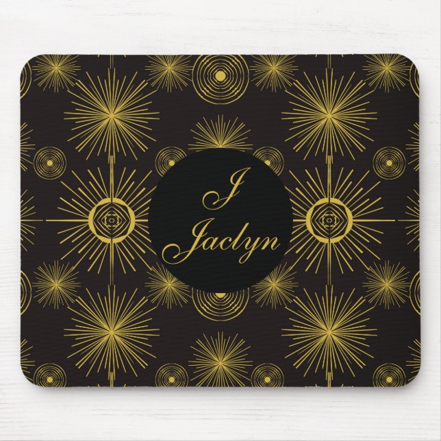 Boho Celestial Sol Stars Black Musmatta (Framsidan)