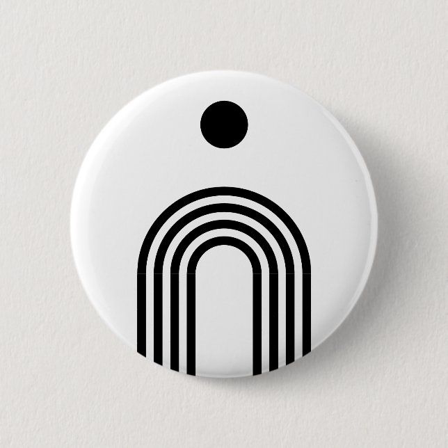 Boho Celestial Sun Knapp (Framsida)