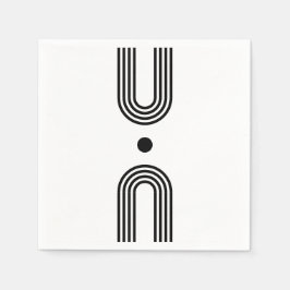 Boho celestial Sun Pappersservett