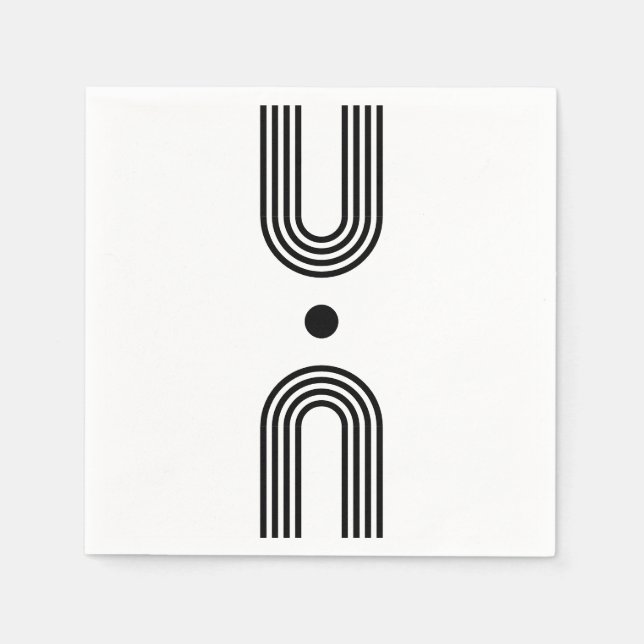 Boho celestial Sun Pappersservett (Framsidan)