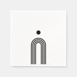 Boho Celestial Sun Pappersservett