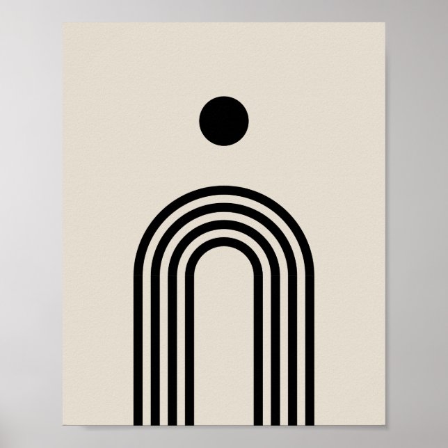 Boho Celestial Sun Poster (Framsidan)