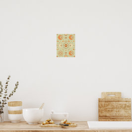 Boho Celestial Wall Art | Sol och Måne Andlig Poster