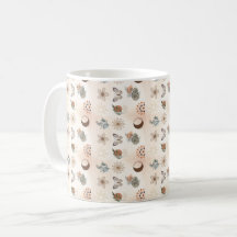Boho Celestialt Blommönster