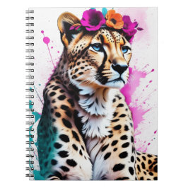 Boho Cheetah Notebook Journal Anteckningsbok