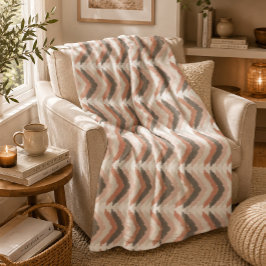 Boho Chevron Fleecefilt