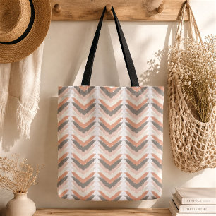 Boho Chevron-handväska Tygkasse
