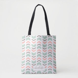 Boho chevron mönster tygkasse
