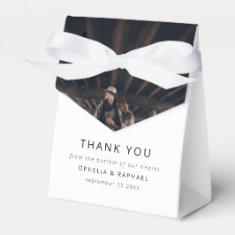 Boho Chic 2 Photo Overlay Tack Bröllop Presentaskar