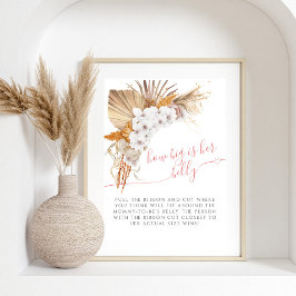 Boho Chic Baby Shower hur stort är hennes filmspel Poster
