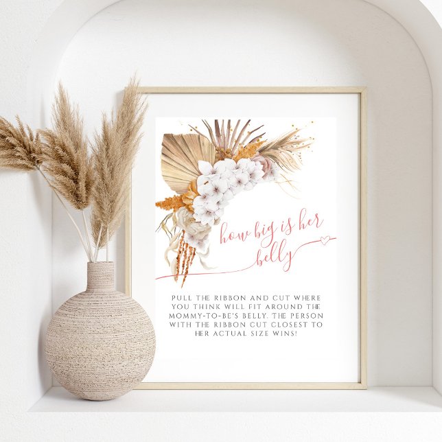Boho Chic Baby Shower hur stort är hennes filmspel Poster (Skapare uppladdad)