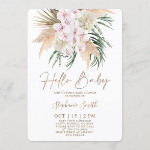 Boho Chic Baby Shower-inbjudan Inbjudningar