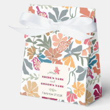 Boho Chic Blommig Retrobröllop från mitten av sekl