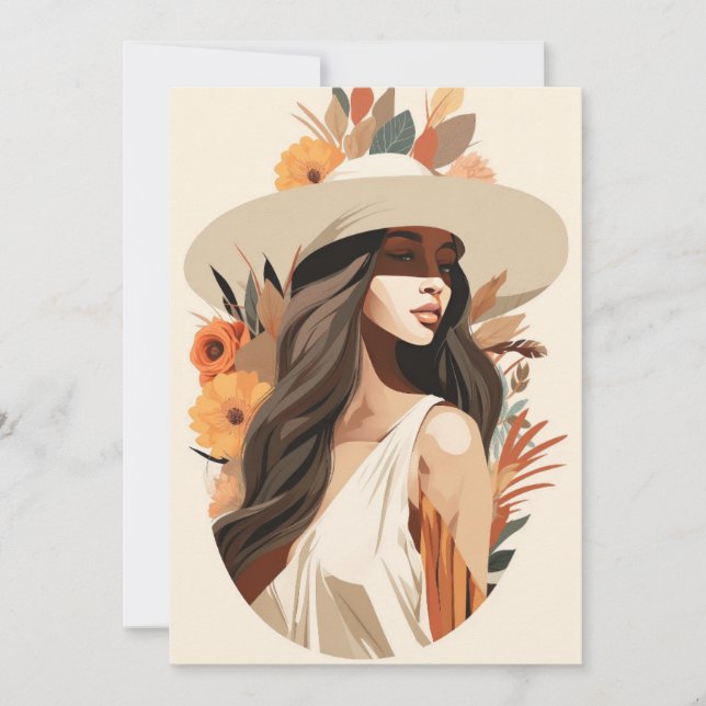 Boho Chic Blommigt Elegance (Framsida)