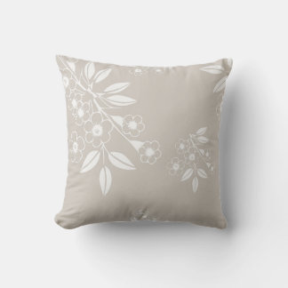 Boho Chic Blommönster Aesthetic Kudde