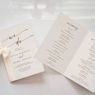 Boho Chic Bohemian Cream Vi är med i Bröllop Program