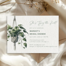 Boho Chic Botanical Tie the Knot Möhippa Eco