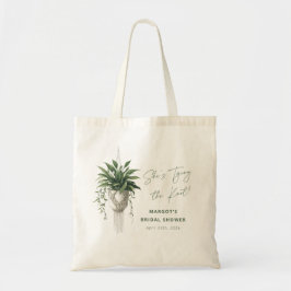 Boho Chic Botanical Tie the Knot Möhippa Eco Tygkasse