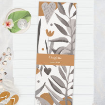 Boho Chic Botanisk Blommigt design med Namn