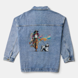 Boho Chic Denim Jacka - Walk i Stil