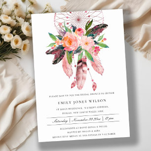 BOHO CHIC DREAM CATCHER BLOMMIGT MÖHIPPA INBJUDNINGAR