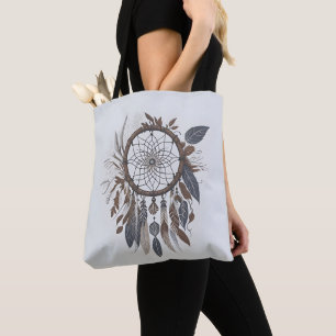 Boho Chic Dreamcatcher Earthy Toned Charm Tygkasse