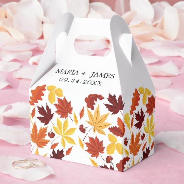 Boho Chic Fall Wedding Presentaskar (Bröllop)