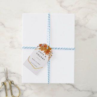 Boho Chic Fall Wedding Presentetikett