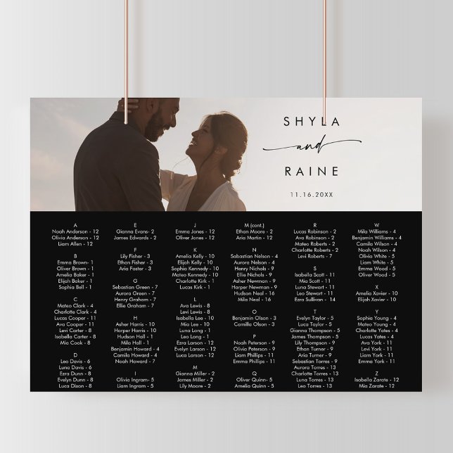 Boho Chic FÄRG EDITABLE Bild-sittdiagram Poster (Skapare uppladdad)