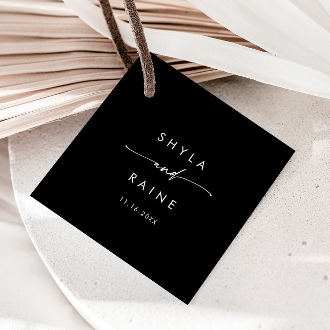 Boho Chic FÄRG EDITABLE Bröllop Gåvor Etiketter (Skapare uppladdad)