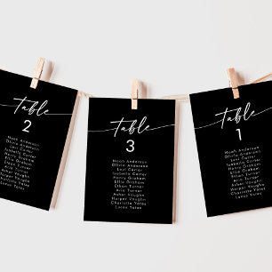 Boho Chic FÄRG EDITABLE Hänging Sesättningsdiagram Inbjudningar