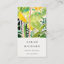 Boho Chic Grön Tropisk Lövrik Botanisk