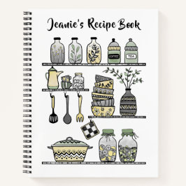 Boho-chic gult köksdekorator Recipe Bok