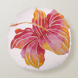 Boho Chic Hawaiian Flower Cotton Dekorativ kudde