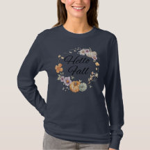 Boho Chic Hej Fall Botanical Shirt