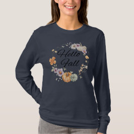 Boho Chic Hej Fall Botanical Shirt T Shirt