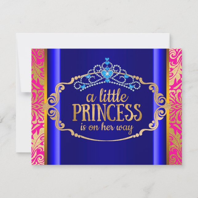Boho Chic Indian Princess Baby Shower Inbjudningar (Framsida)
