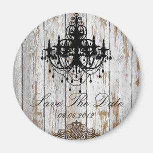 boho chic, landsbyggsbröllop av rundvirke magnet